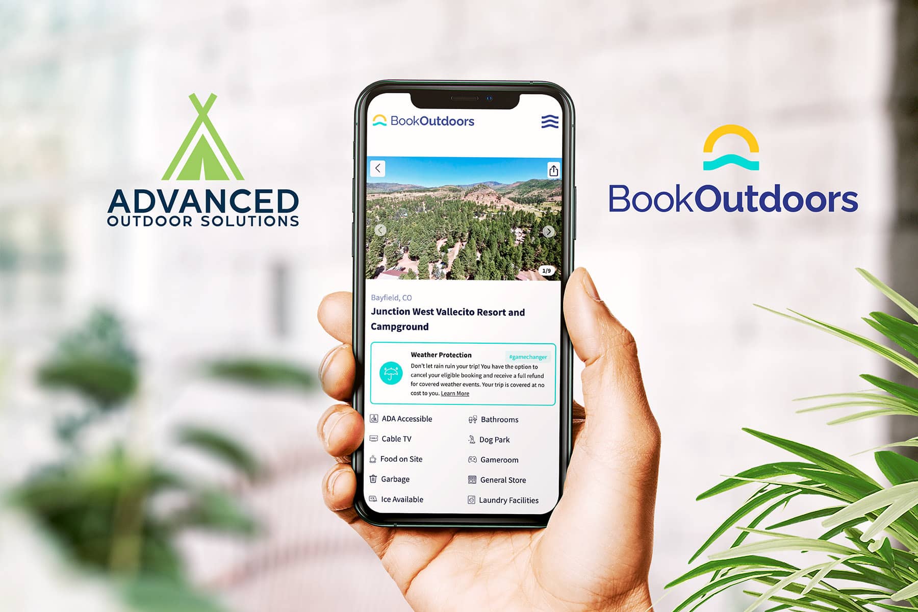 BookOutdoors Collaborates with Advanced Outdoor Solutions
