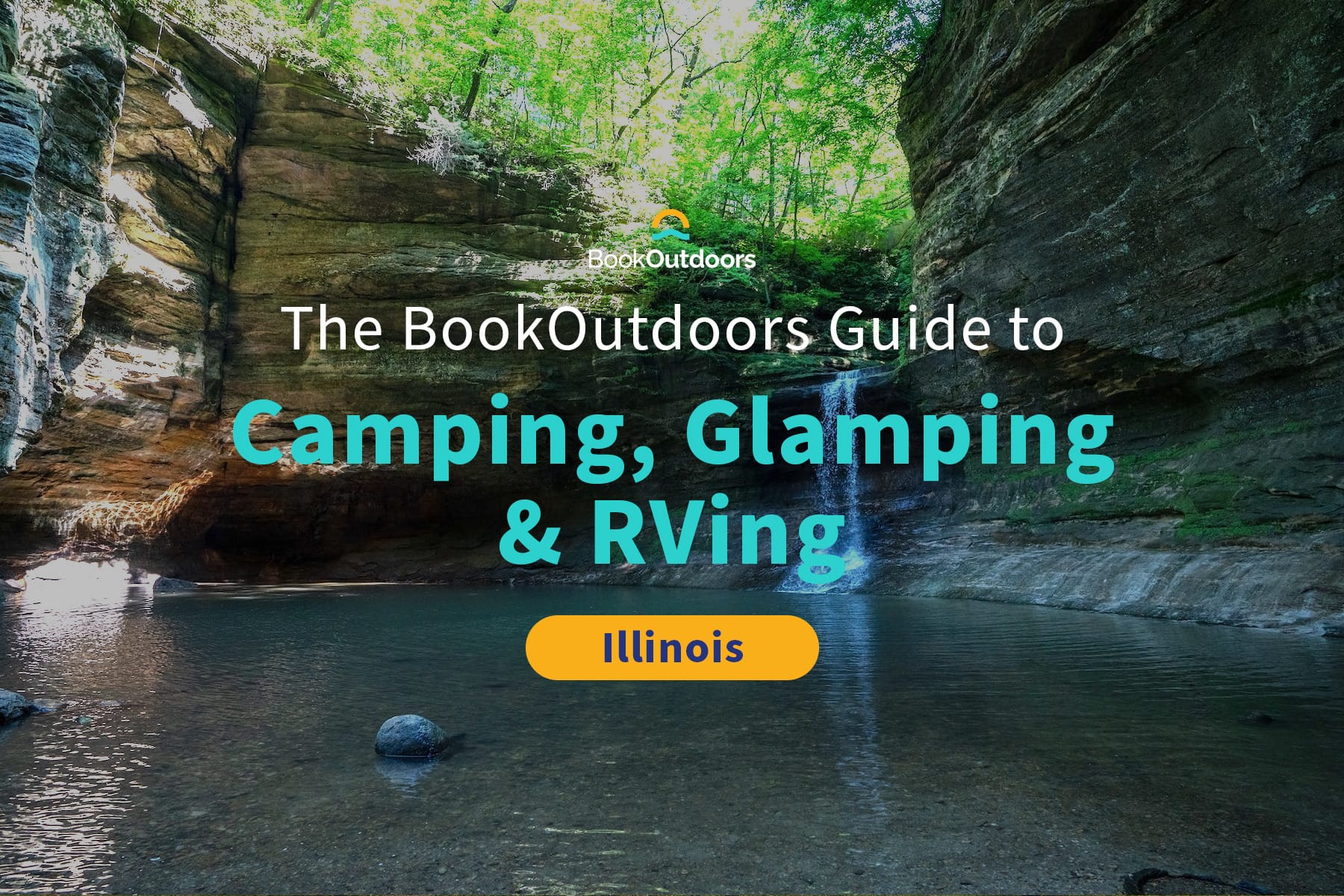 Image of Starved Rock State Park to convey the best camping in Illinois