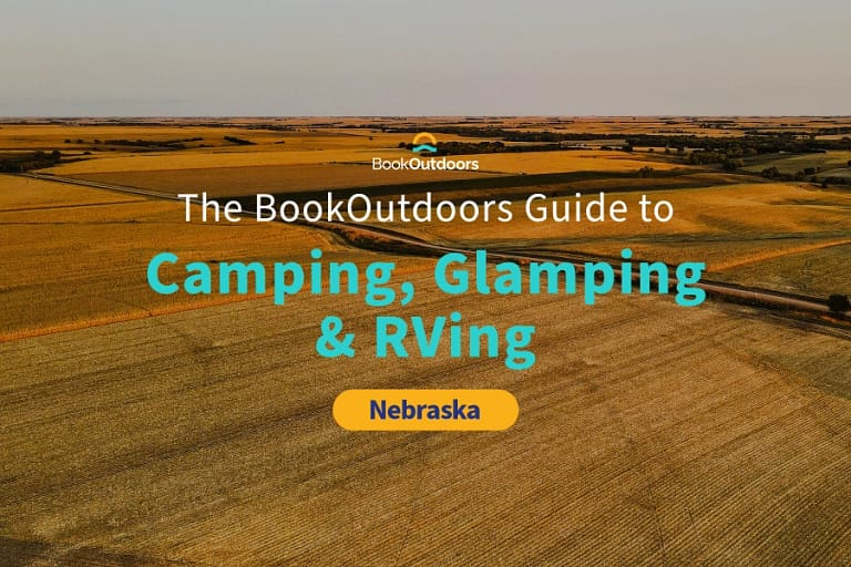 Image of Nebraska countryside to convey Camping in Nebraska - Book Outdoors