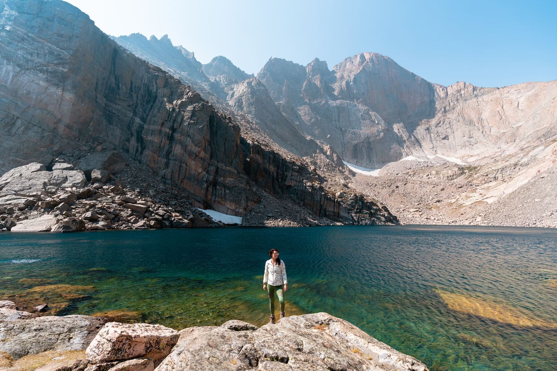 Image of woman standing outside at Rocky Mountain National Park1- book outdoors