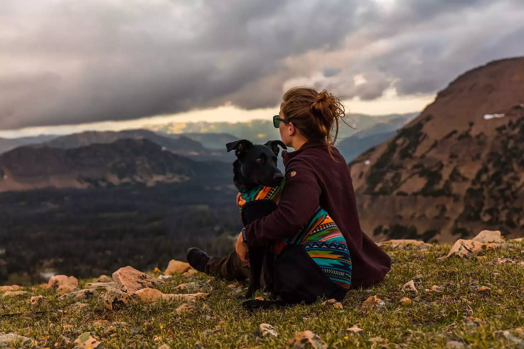 Hiking with dog in Utah