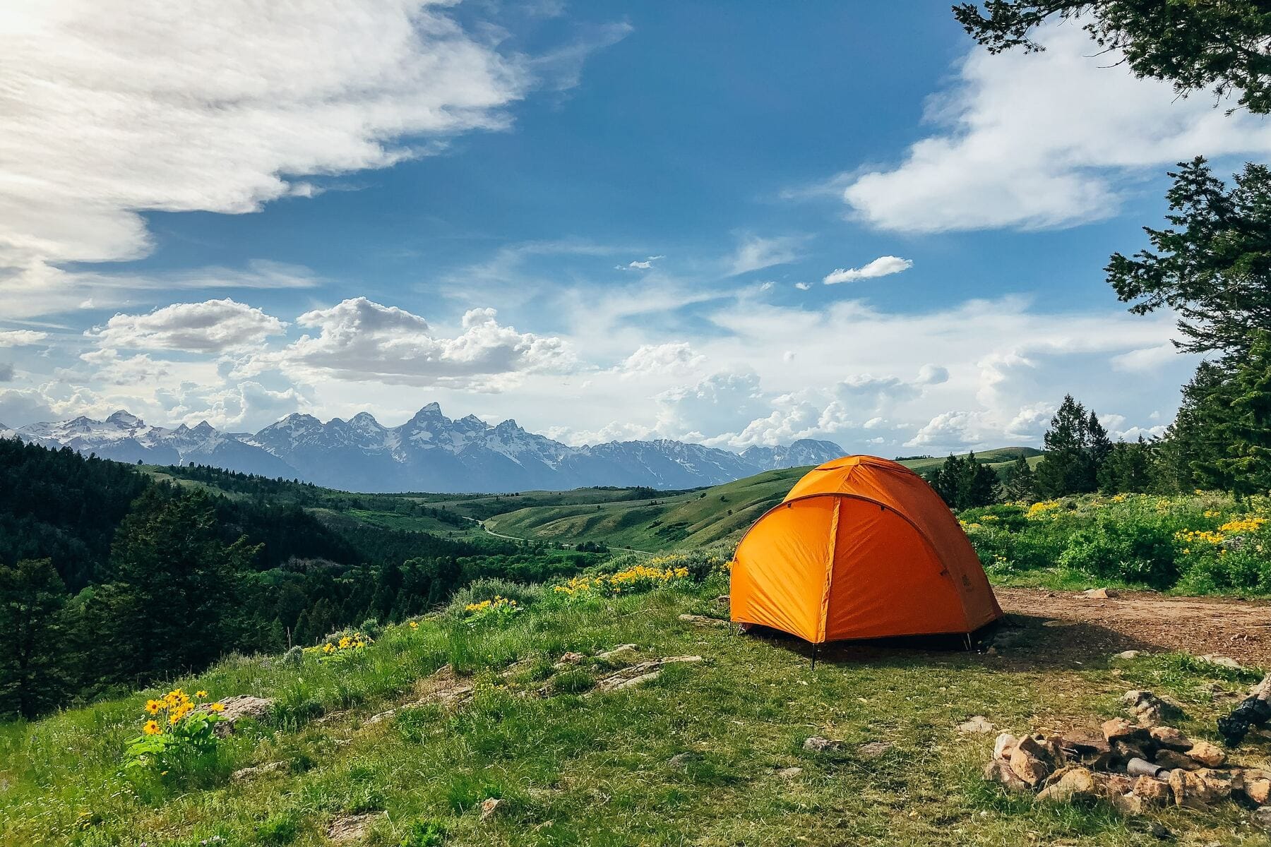 Tent Camping in Wyoming - BookOutdoors